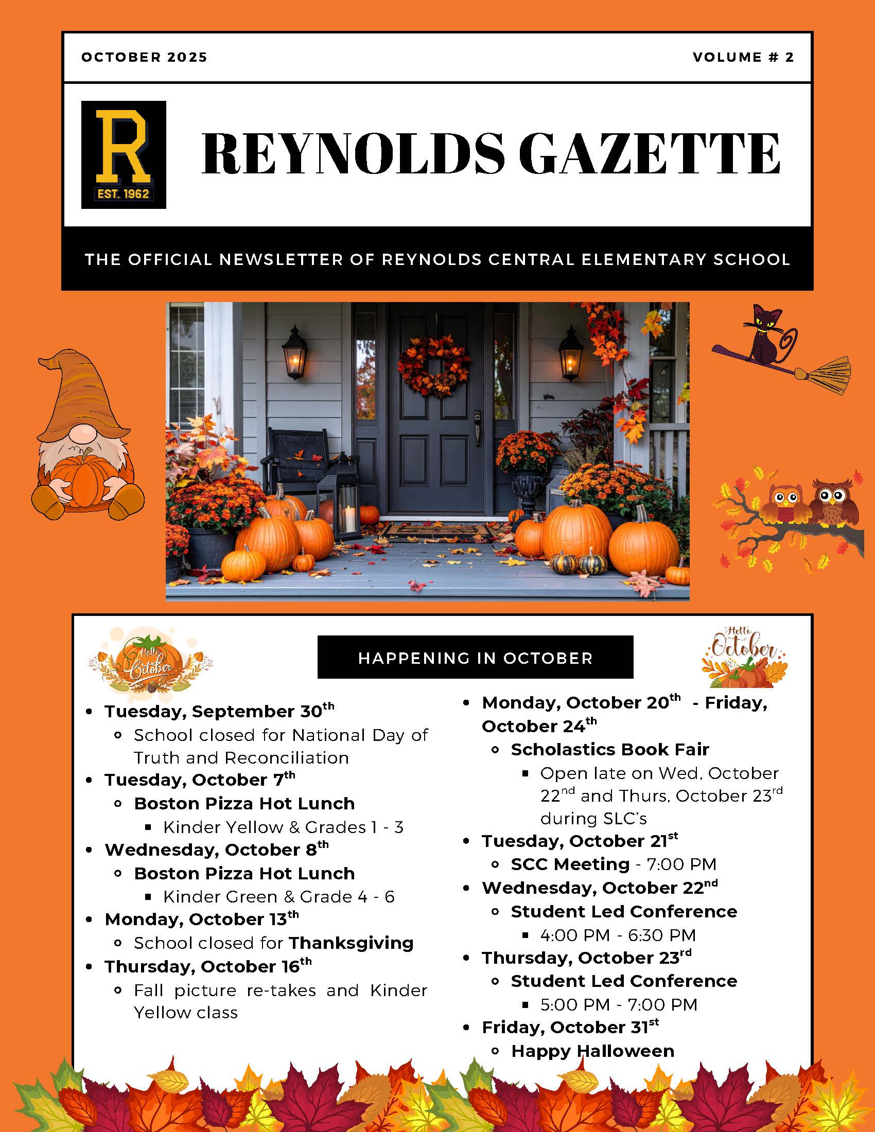 October Newsletter